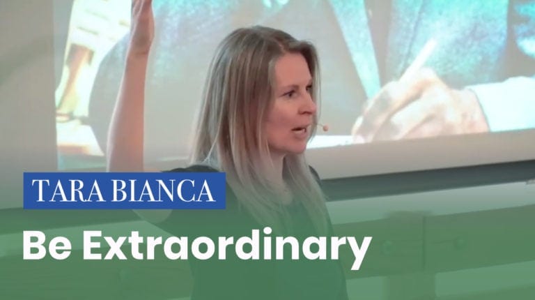 Tara Bianca at Vancouver Mindvalley Be Extraordinary Seminar 2019